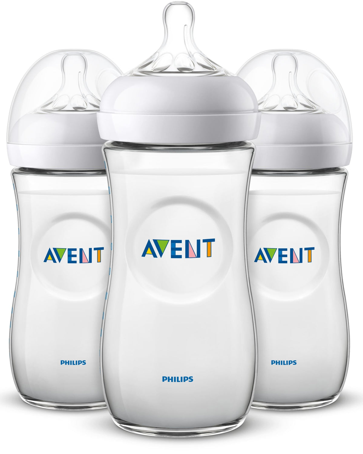 PHILIPS Avent 3-Pack Natural Wide Neck Bottles - clear, one size