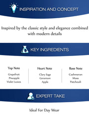 David Beckham Classic Blue - perfume for men 90 ml - EDT Spray