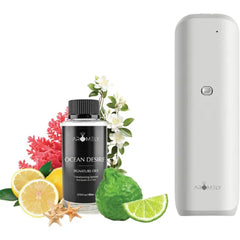 AROMELY ARO-Bliss Smart Bluetooth Home Diffuser with 150ml Ocean Desire Essential Oil – Inspired by Ritz Carlton – Premium Home Aroma Diffuser for a Luxury Atmosphere