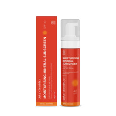 Juicy Chemistry Moisturising Mineral Sunscreen Spf 40, Safe Broad Spectrum Uva/Uvb Protection & Pa++++|No White Cast,Light Weight,Non-Greasy & Moisturising|Pregnancy Safe|For All Skin Types - 40 G