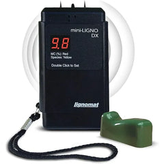 Lignomat mini Ligno DX Moisture Meter Wood Moisture Meter for Wood, Bamboo, Laminates, Gypsum, Drywall & Different Wall Boards Humidity Tester for Woodworking, Flooring, Restoration Projects