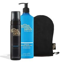 Bondi Sands Tan + Maintain Kit | Includes Ultra Dark Self Tanning Foam, Mitt, and Everyday Gradual Tanning Milk for a Long-Lasting Tan