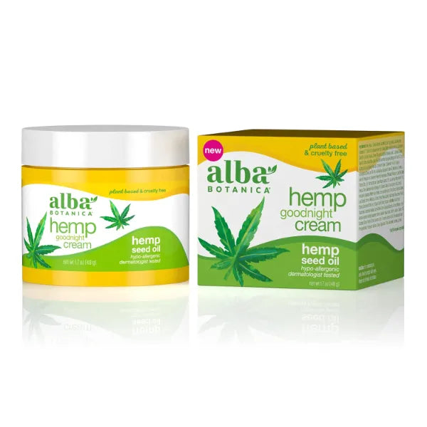 Alba Botanica Hemp Goodnight Cream, 1.7 oz