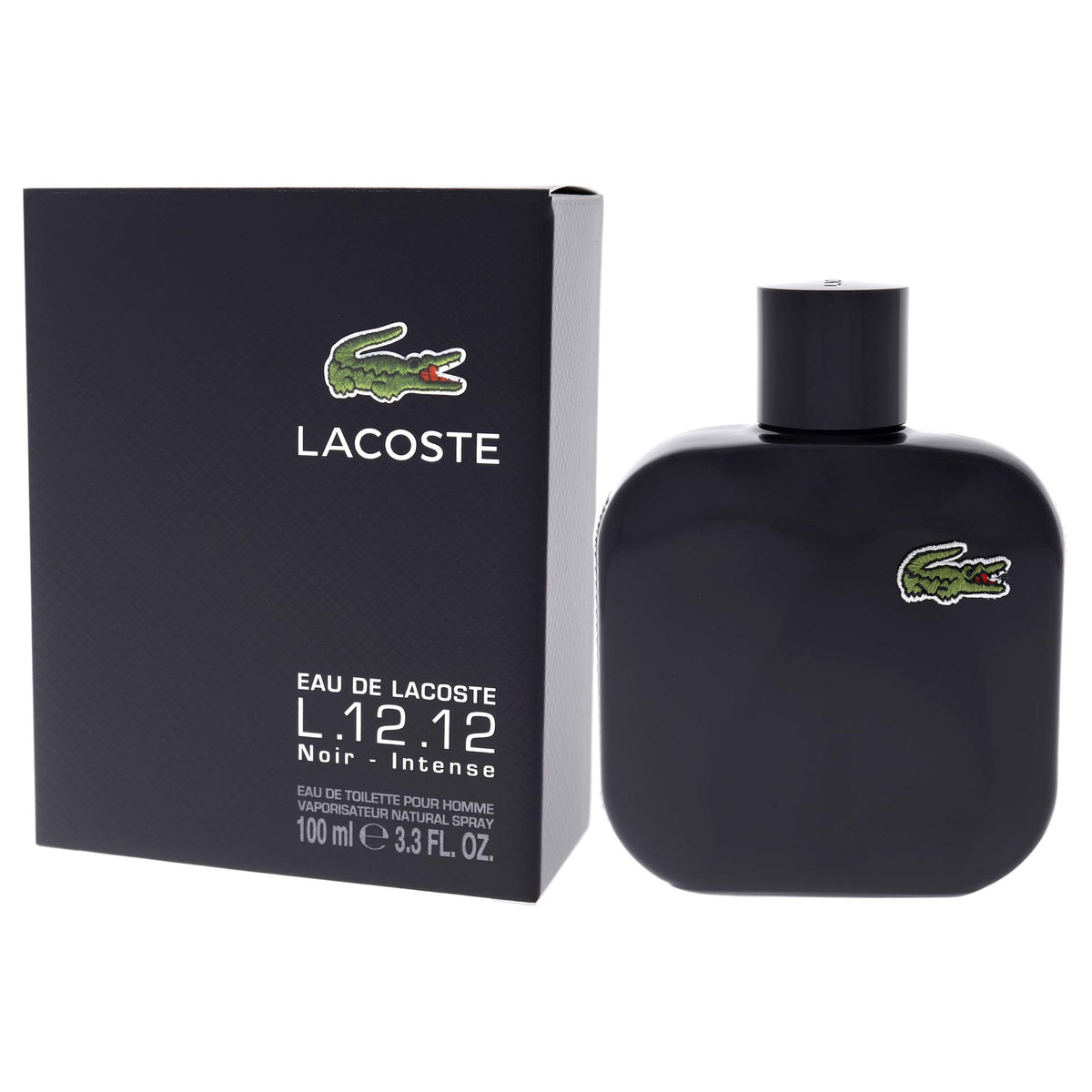 Eau De LACOSTE L.12.12 Noir - Perfume For Men - Eau De Toilette, 100 ml