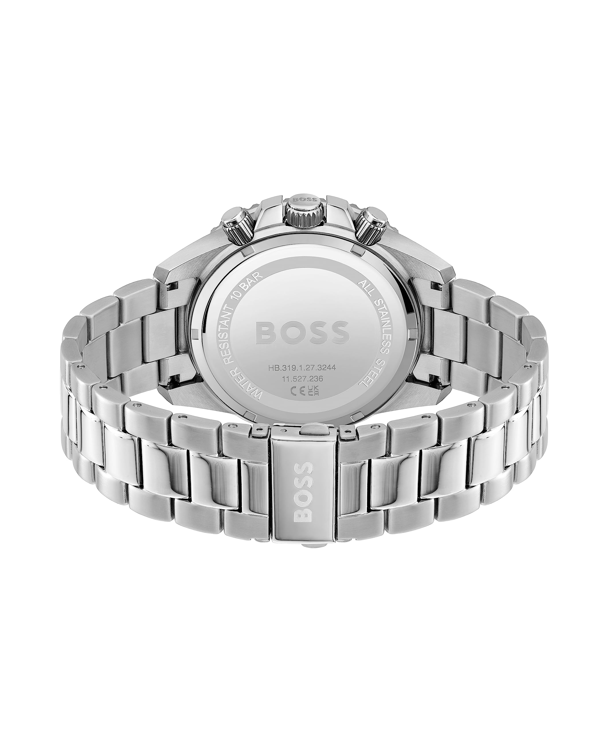 Hugo Boss ADMIRAL Men's Watch, Analog - Silver / Blue