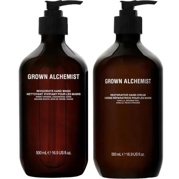 Grown Alchemist Hand Care Duo - Hand Wash + Hand Cream