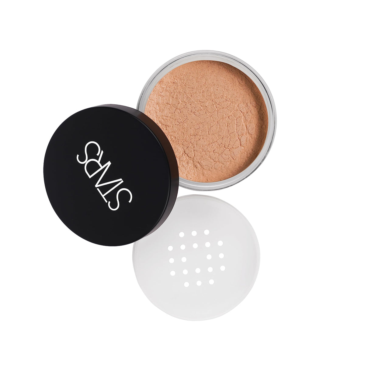 Stars Cosmetics Translucent Powder Face Makeup Compact For All Skin Types Full Coverage Flawless Matte Finish Fixes the Base and Blends Seamlessly Easy Application For Girl & Women (Tan Matt) 20g