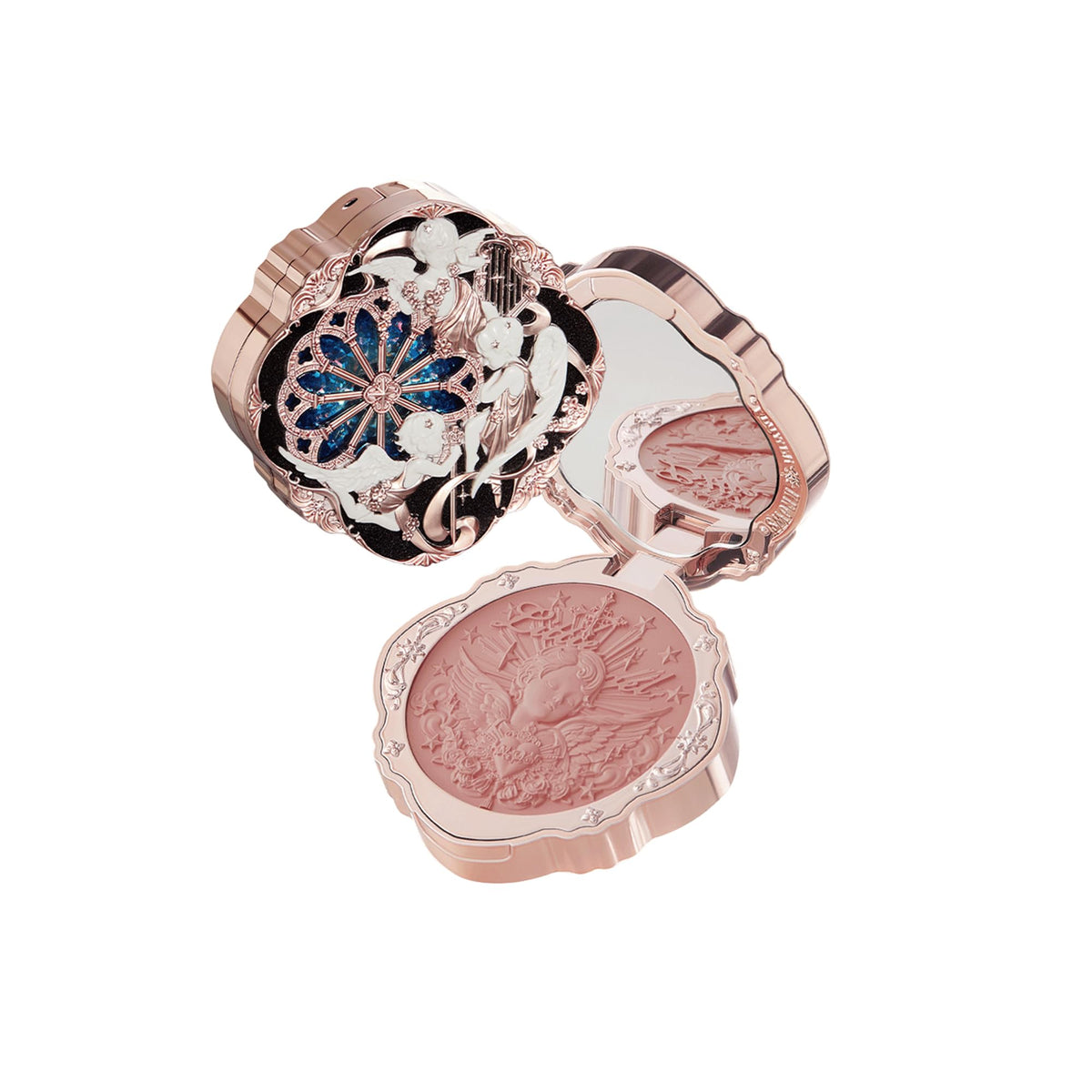 Flower Knows Little Angel Cream Blush 6g - Natural Looking, High-Coverage, Smooth Blending, Long-lasting Radiance (04 Rose Ashes - Misty Rose Petals, 6g)