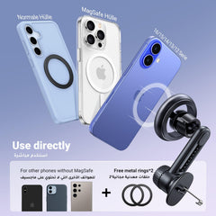 UGREEN MagSafe Car Mount for iPhone 16 Pro Max【Never Block Air Vent&360° Rotate】Stable Car Phone Holder Magnetic, Magnet Mobile Holder for Car, Car Holder, Car Accessories, 14 15 Galaxy S24 Ultra, etc