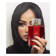 RAYAN Oud Petals Women Perfume – Rose Garden on Musk and Oud Eau De Parfum - Long Lasting Perfume for Women – Bergamot, Rose, Arabian Jasmine, Musk, & amp Oud - Ideal Gift for All Occasions - 100mL
