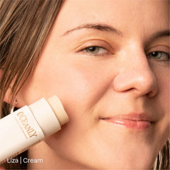 ATTITUDE Oceanly Light Coverage Foundation Stick, Titanium Dioxide-Free, EWG Verified, Plastic-Free, Vegan & Cruelty-free Makeup, Cream, 0.42 Ounces