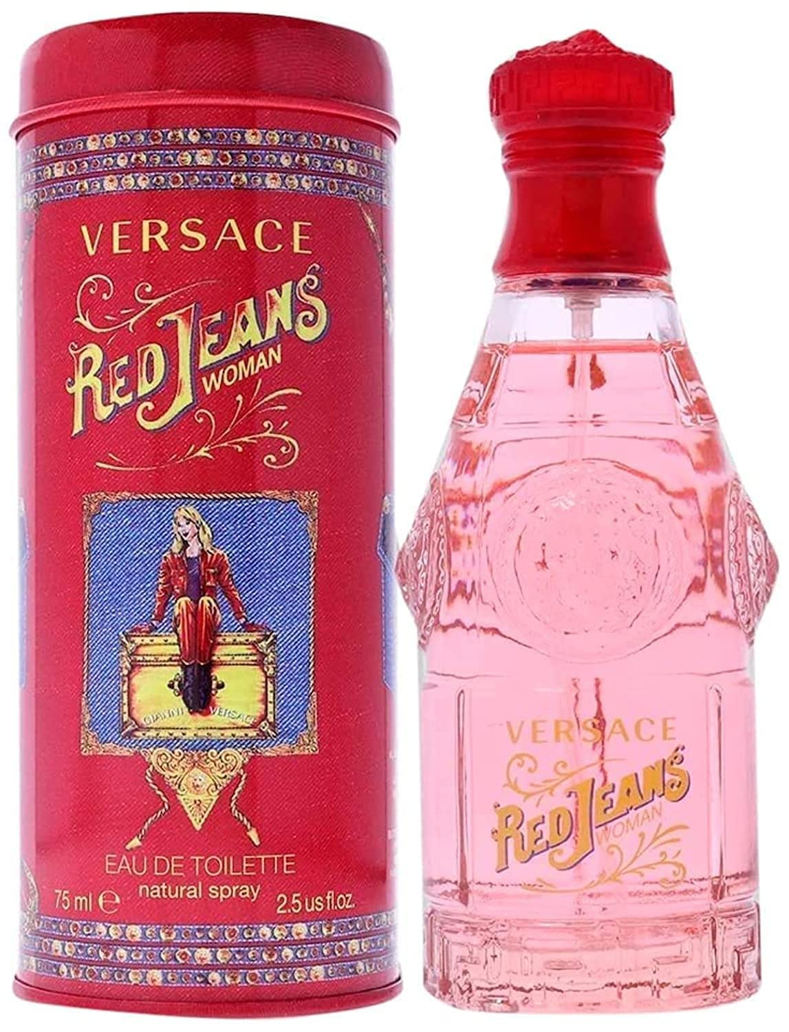 Versace Red Jeans For Women 75ml - Eau de Toilette