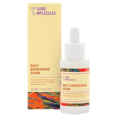 Good Molecules Daily Brightening Serum with Beta Arbutin 3% & Hyaluronic Acid Brightening Serum for Dark Spots & Uneven Tone, Face Skincare, 1 fl oz (30 ml)