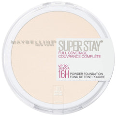 Maybelline New York Super Stay Full Coverage Powder Foundation Makeup, 110 Porcelain, 0.21 Oz