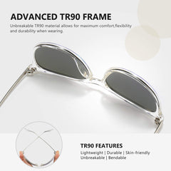 SUNGAIT Vintage Round Sunglasses for Women Men Classic Retro Designer Style