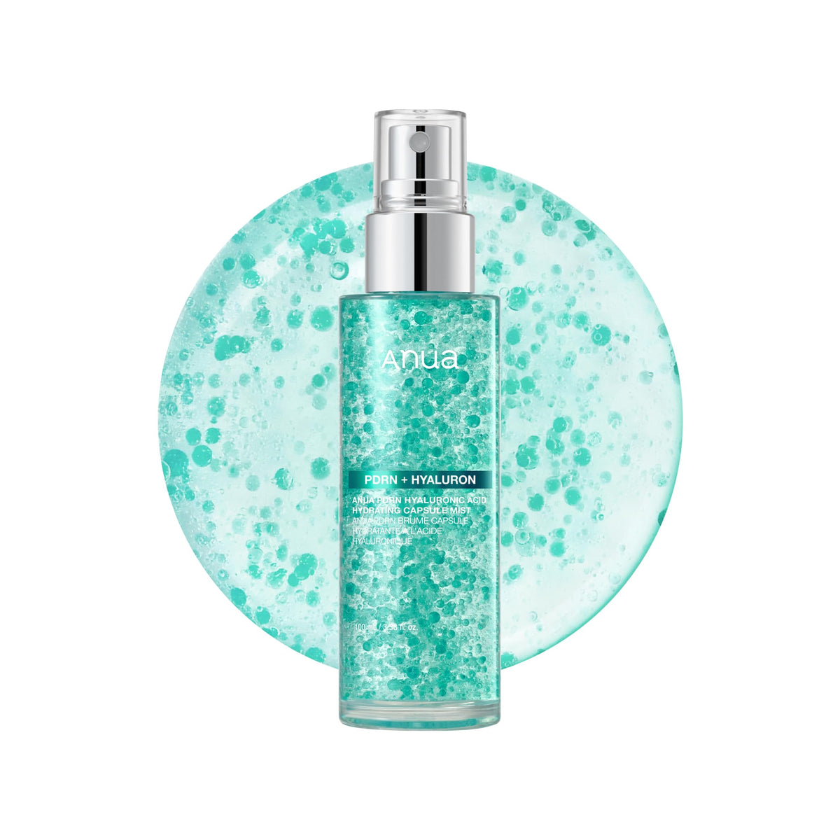 Anua PDRN Collagen Glow Facial Serum Spray, Hydrating Face Mist, Hyaluronic Acid, Dewy Glass Finish, All Skin Types, Instant Plumping Hydration, Firming Care, Korean SkinCare, 100 ml, 3.38 fl oz