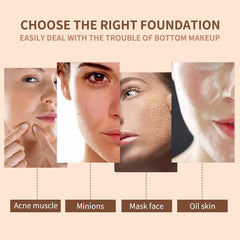 CC Cream Mushroom Head,Mushroom Head Air Cushion CC Cream - Long Lasting Moisturizing Brightening Foundation Concealer