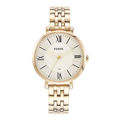 Fossil Women's Quartz Watch, Analog Display and Stainless-Steel Strap Gold