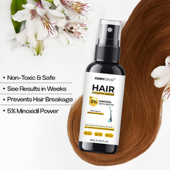 5% Minioxidil, Hair Growth Serum, Regrowth Treatment For Thickens Hair,Promotes Hair Density Help to Stop Thinning loss stimulates Hair Growth, Regain Hair Serum with Biotin