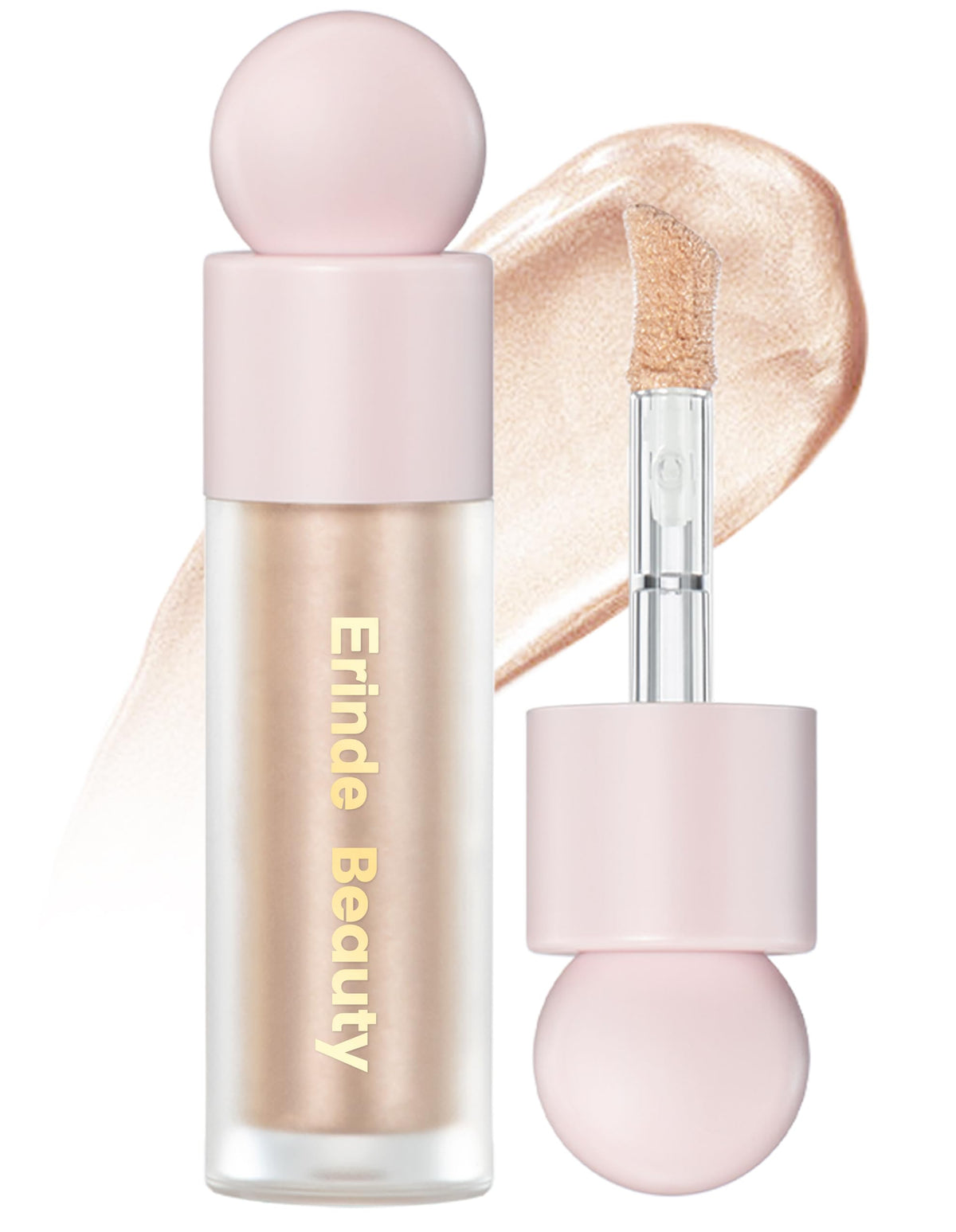 Erinde Liquid Highlighter Makeup, Shimmer Cream Highlighter, Natural Light Face Highlighter, Brightening Liquid Highlight, Face Body Glow Makeup, Glow Drops Makeup, Highlighter Makeup