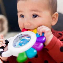 Baby Einstein Baby Einstein, Outstanding Opus The Octopus, Sensory Rattle and Teether Multi-Use Toy, BPA Free and Chillable, 3 Months and up, 1pk