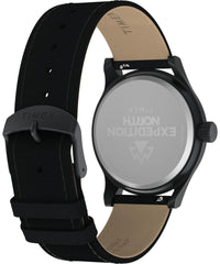 Timex Men's Expedition North Sierra Watch - Black Strap Cream Dial Stainless Steel Case- Black