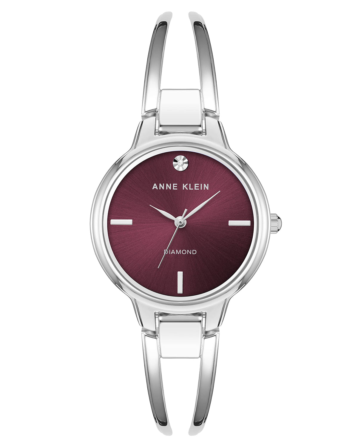 Anne Klein Women's Genuine Diamond Dial Bangle Watch