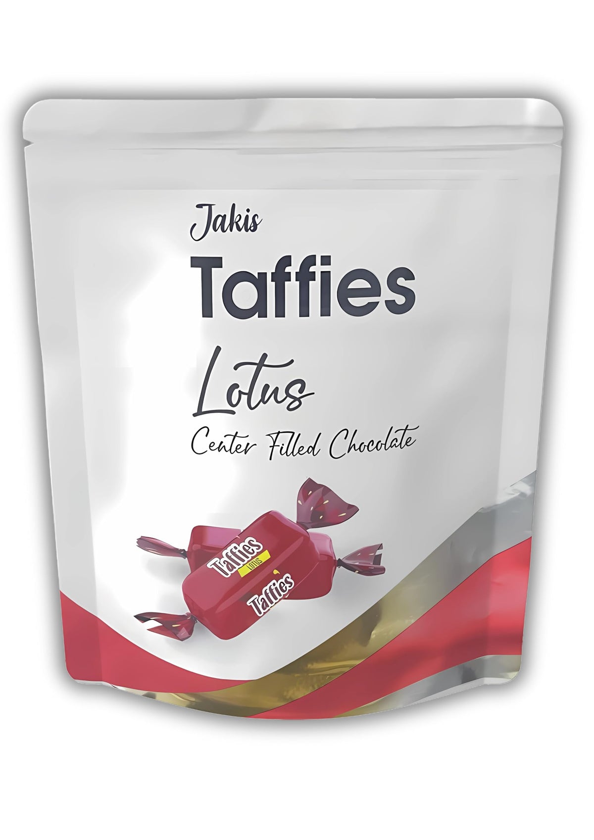 Jakis Taffies Lotus Center-Filled Chocolate, 470g – Delicious Milk Chocolate with Lotus Flavor, Perfect for Gifting & Snacking