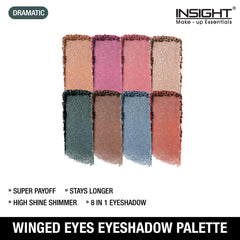 Insight Cosmetics Winged Eyes Eyeshadow Palette, MK06-DRAMATIC