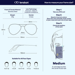 Vincent Chase Eyewear By Lenskart | Full Rim Aviator Branded Latest and Stylish Sunglasses | Polarized and 100% UV Protected | Men & Women | Medium | VC 5158/P-Pack of 1 | Frame Black / Green Lens