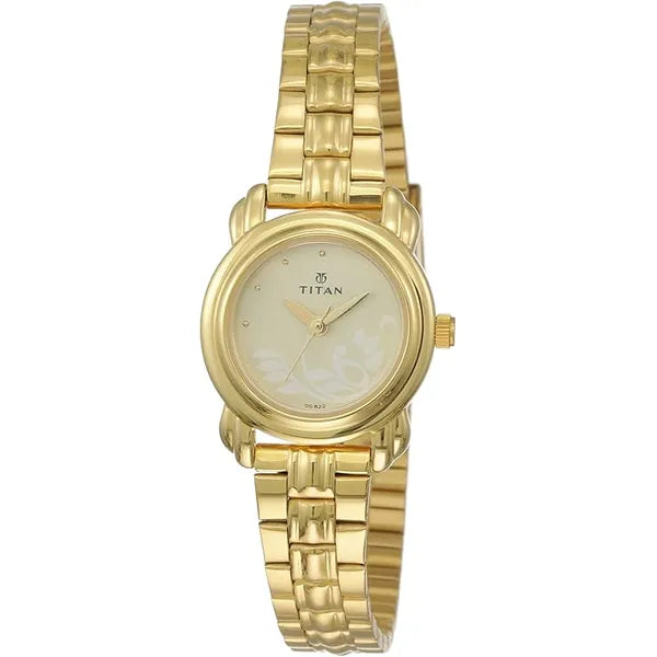 Titan Analog White Dial Women's Watch-NL2534YM01/NR2534YM01