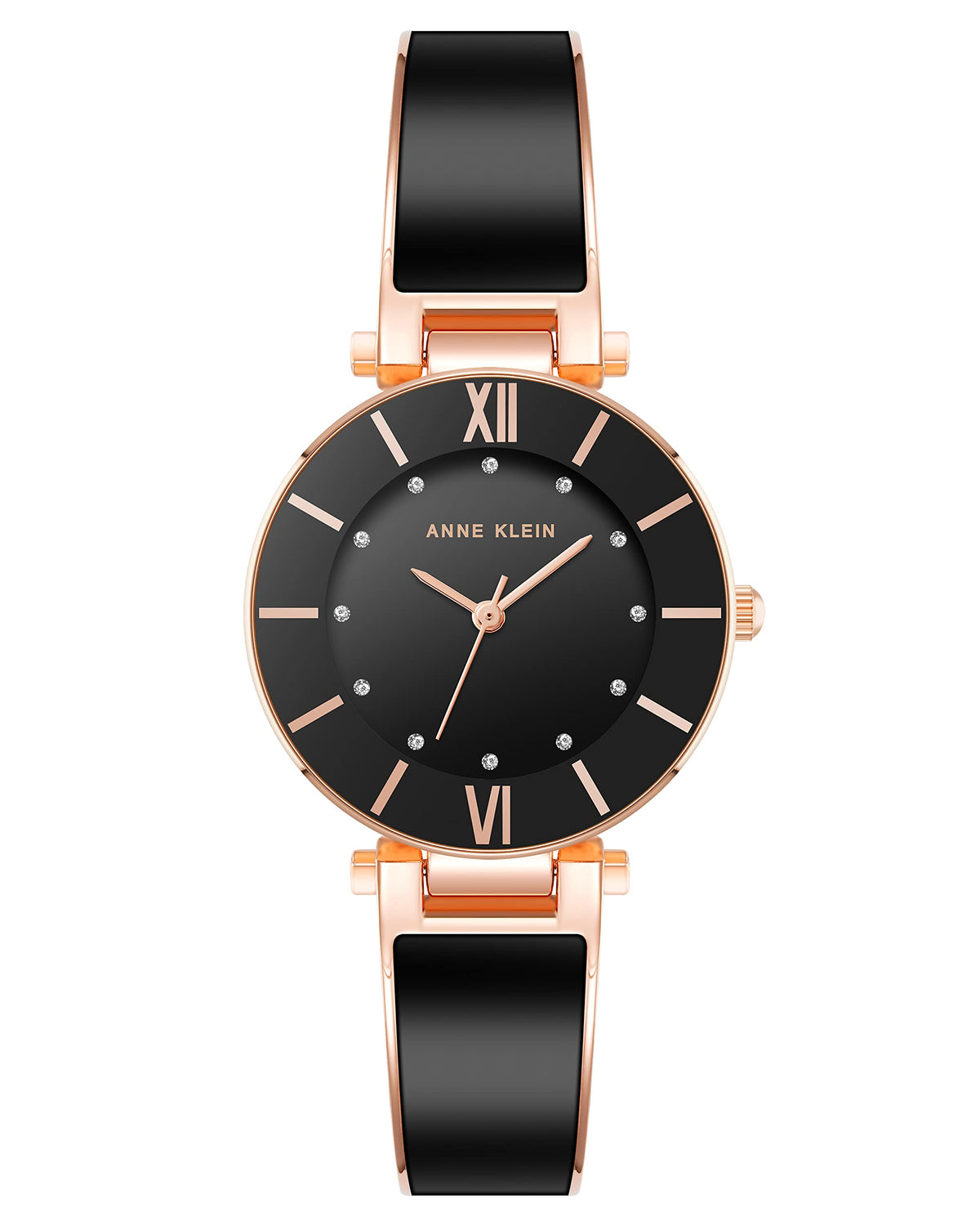 Anne Klein Women's Glitter Accented Dial Bangle Watch, AK/3956