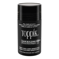 Toppik Hair Building Fibers with Premium Keratin Fibers Conceals Hair Thinning and Hair Loss for Fuller Looking Hair that Gives Completely Natural Look For Men and Women Black, 12 Grams