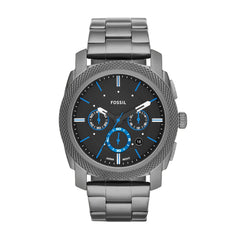 Fossil Machine Men's Watch with Stainless Steel or Leather Band, Chronograph or Analog Watch Display