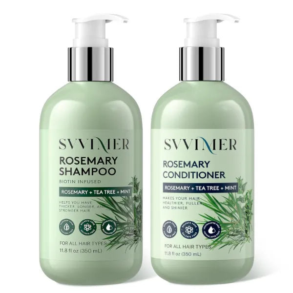 Svvimer Rosemary Hair Growth Shampoo and Conditioner