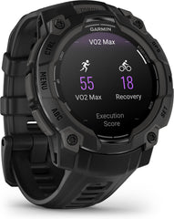 GARMIN Instinct 3 45mm, Black | Rugged GPS Smartwatch with Bright 1.2-Inch Amoled Display and Up To 18 Days Of Battery Life | Advanced Health and Wellness Features and Built in Flashlight