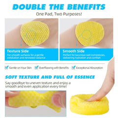 60PCS Turmeric Kojic Acid Pads,Turmeric Kojic Acid Cleansing Pads, Face Turmeric & Kojic Acid Pads, Turmeric Cleansing Pads for Dark Spots, Turmeric Pads Infused Foaming Exfoliating Pads