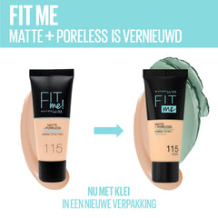 Maybelline New York Fit Me Matte Poreless Mixture - 100