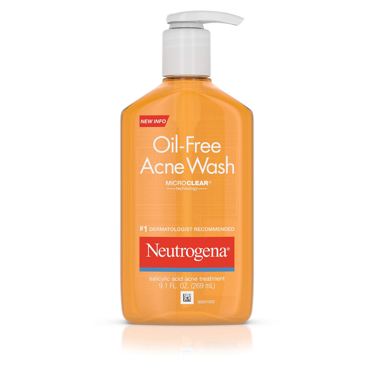 Neutrogena Acne Wash, Oil-Free, 4.2 Oz.