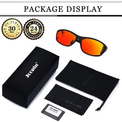 Joopin Polarized Sports Sunglasses for Men Women Driving Cycling Running Fishing Glasses UV400 Protection Wrap Around Shades Lenses