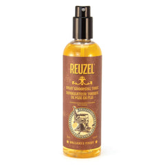 Reuzel Hairspray Grooming Tonic, Subtle Apple, Peppermint Fragrance - Perfect For Blow Drying - Ideal For Volume, Lift And Texture - Low Shine, Protects Hair From All Thermal Styling - 12oz