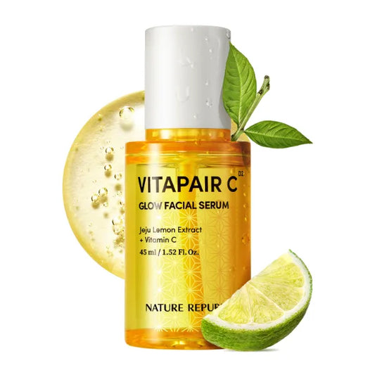 Nature Republic Vitapair C Glow Facial Serum - Vitamin Skin Care, Women Moisturizer, Dry Serums, Sensitive Oily Skincare, Night Moisturizers 45ml /1.52 fl oz