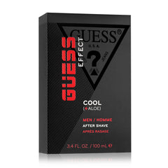 GUESS Effect Grooming COOL After Shave with Aloe Vera for Men, 3.4 Fl Oz