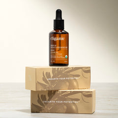 Cliganic Organic Argan Oil, 100% Pure | for Hair, Face & Skin | Cold Pressed Carrier Oil, Imported from Morocco