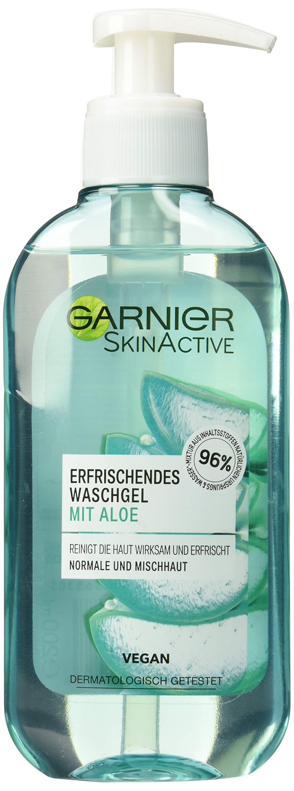 Garnier SkinActive Wash Gel with Aloe Extract Normal and Combination Skin (200 ml)