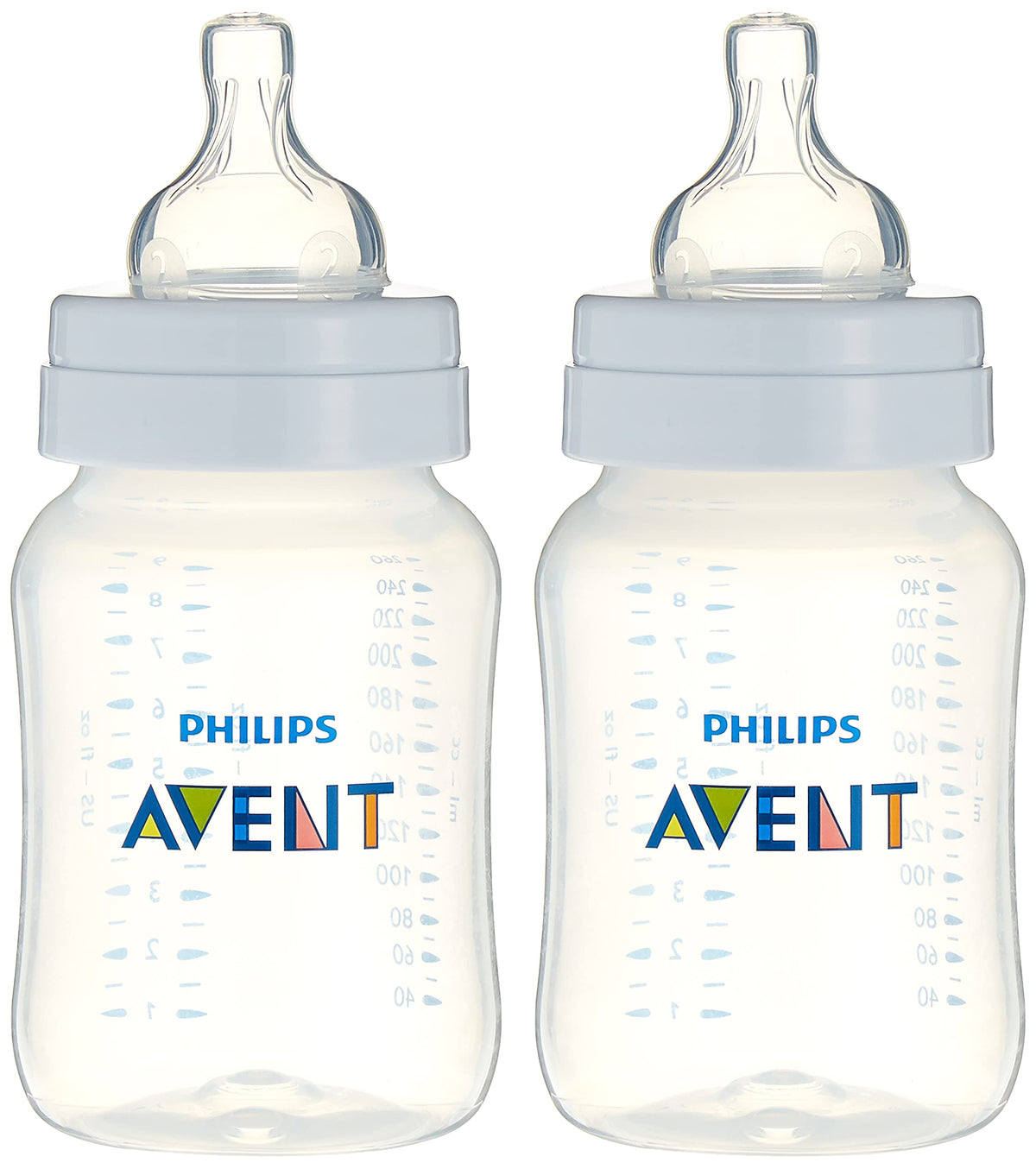PHILIPS-Avent Anti-Colic Baby Bottle, 260mlx2 SCF813/62
