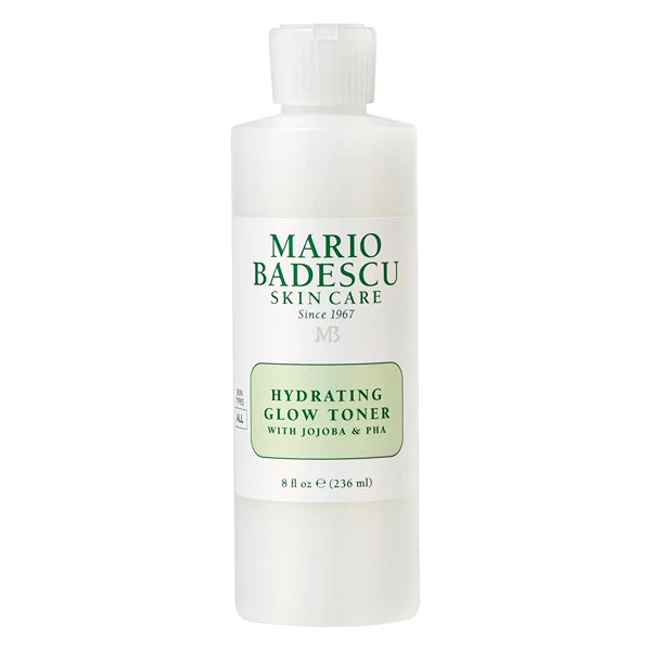 Mario Badescu Hydrating Glow Toner with Jojoba & PHA - Brightens, Rejuvenates, and Nourishes for Luminous Skin - Facial Toner and Serum Formula with Cooling Sensation