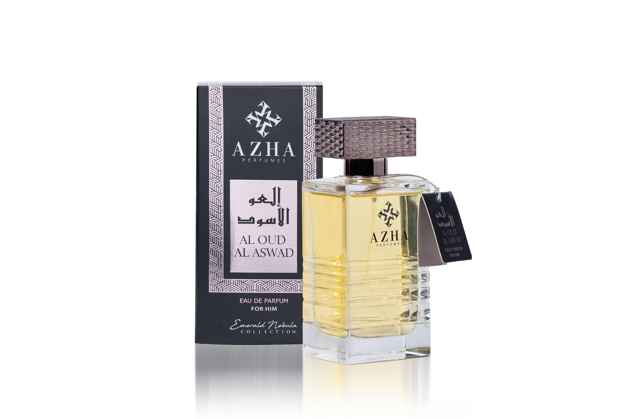 AZHA PERFUMES - Al Oud Al Aswad Eau de Parfum Spray for Men 100 ml