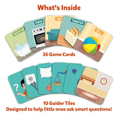 Skillmatics Guess in 10 Junior Inside My House for Kids, Boys, Girls, Who Love Card Games, Board Games & Educational Toys, Gifts for Ages 3, 4, 5, 6