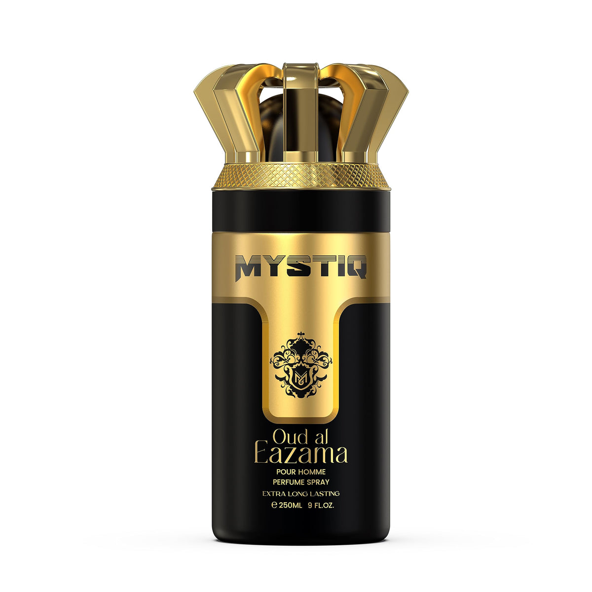 Mystiq Oud Al Azama Body Perfume Spray for Men- 250ml